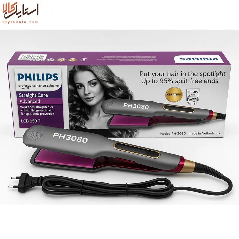اتو مو حرفه‌ای فیلیپس مدل PH-3080