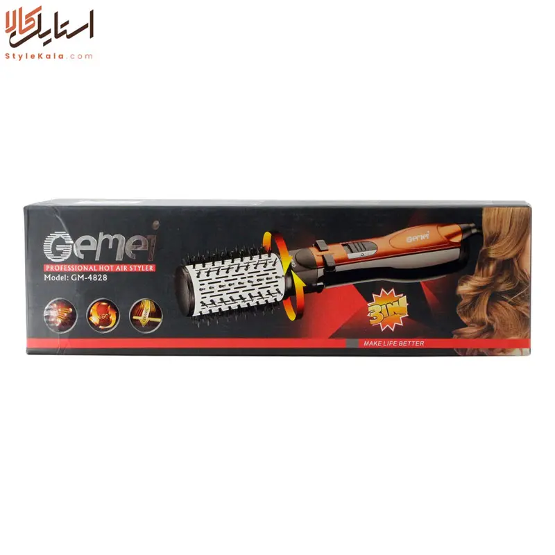 سشوار چرخشی 3 کاره جیمی مدل GM-4828