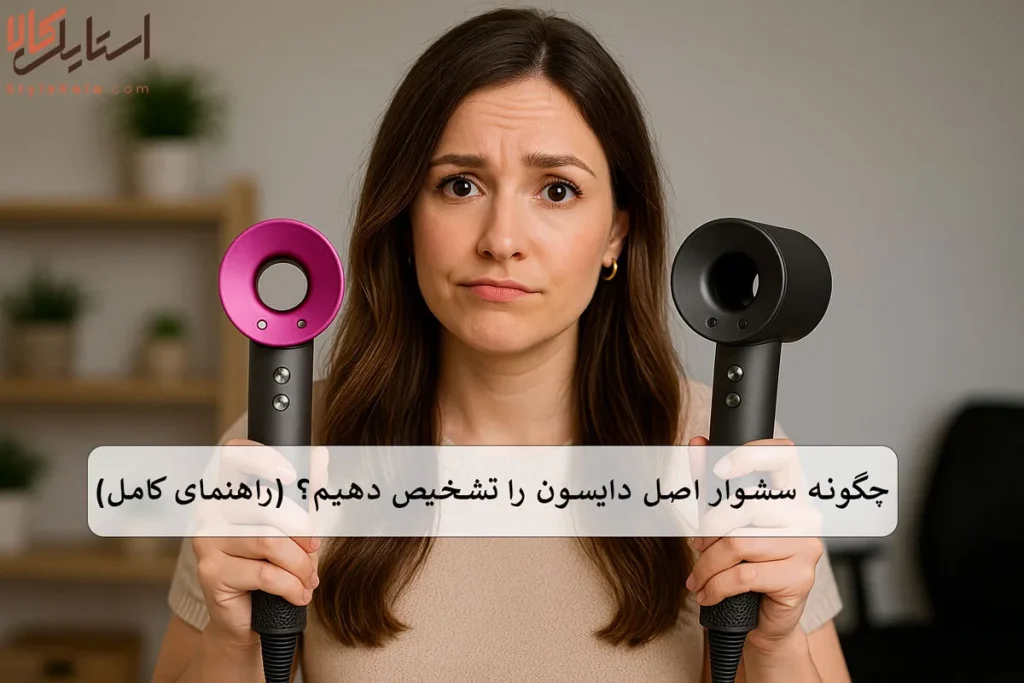 چگونە سشوار اصل دایسون را تشخیص دهیم