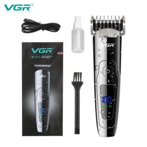 ماشین اصلاح سر و صورت VGR مدل V-072 | تریمر حرفه‌ای ضد آب