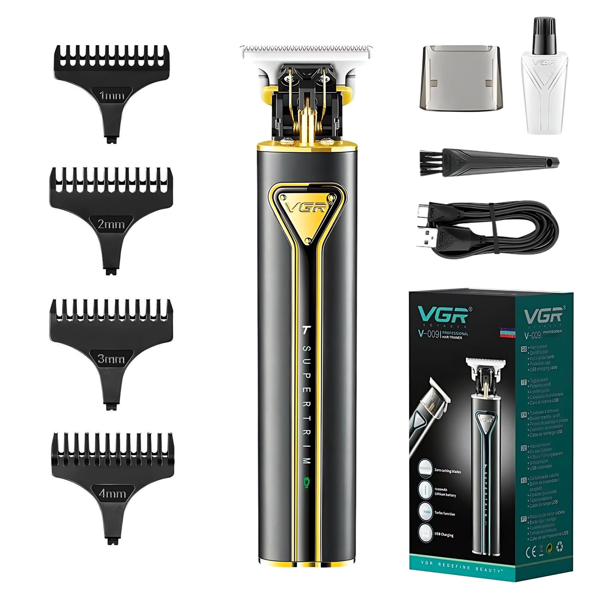 ماشین اصلاح سر و صورت VGR مدل V-009 | تریمر حرفهای